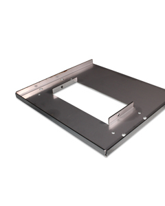 Base plate large flat slide valve DR1500 f/60mm pipe